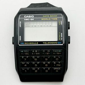 CASIO カシオ DBC-62 DATA BANK WORLD TIME データバンク ワールドタイムデジタル 腕時計 現状品