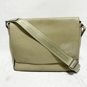 LOUIS VUITTON ルイヴィトン タイガ ロマンMM M32625 ショルダーバッグ 現状品