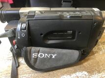 SONY CCD-TRV80 VIDEO CAMERA RECORDER ソニー ビデオカメラレコーダー ジャンク扱い _画像4