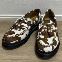 Supreme Dr. MartensドクターマーチンCOW AnimalローファーUS7 Penton Tassel LoaferブーツRamsey Creeper Spyderweb3Eye Shoe Black Royal_画像6