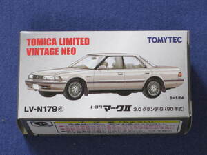 1/64 TOMYTEC Tommy Tec Tomica Limited Vintage neo LV-N179c Toyota Mark II 3.0 grande G (90 year ) beige 