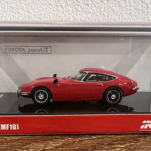 【新品】 INNO 1/64 トヨタ 2000GT 赤の画像1