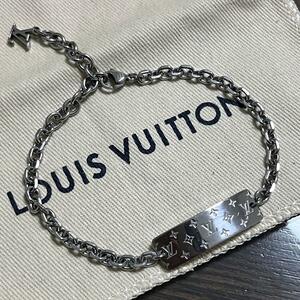 ［現行・美品］ルイヴィトン　LOUISVUITTON ブレスレット・モノグラムボールド　M00681 モノグラムプレート