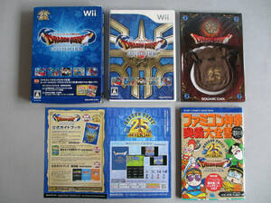 ★☆ 任天堂 Nintendo Wii ドラゴンクエスト Ⅰ・Ⅱ・Ⅲ 25周年記念 ファミコン&スーパーファミコン 特典 実物大ちいさなメダル・袋 ☆★