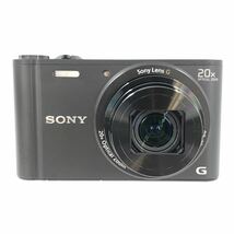 『SONY▲コンパクトデジタルカメラ』MC-30 ブラック 付属品あり ケース付き 通電確認済 稼働品 ソニー Cyber shot DSC WX300 光学20倍 _画像2