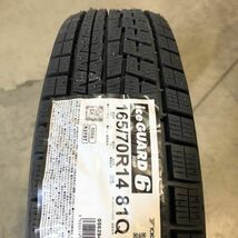 (BP002.7) 送料無料[4本セット] YOKOHAMA iceGUARD iG60　165/70R14 2020年製造以降 室内保管 スタッドレス アクア,ヴィッツ 165/70/14._画像7