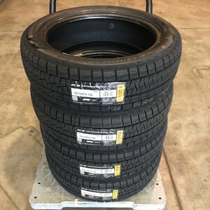 (FE001.22) 送料別 [4本セット] PIRELLI ICE ASIMMETRICO plus　165/55R15 75Q 2022年製造 室内保管 165/55/15　スタッドレス