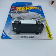 Hot Wheels ホットウィール HONDA '90 CIVIC EF GReddy ホワイト US ホンダシビック_画像9