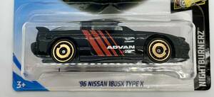 72//ホットウィール Hot Wheels NISSAN '96 180SX TYPE X ADVAN ニッサン 日産 アドバン ブリスターはがれ