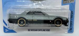 107// ホットウィール Hot Wheels '82 NISSAN SKYLINE (R30) グレー　日産 ニッサン スカイラインUS