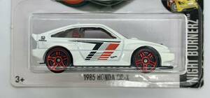 204// Hot Wheels ホットウィール HONDA 1985 CR-X レーシングホワイト ホンダ