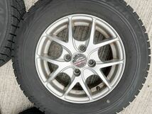 ☆ブリジストン ブリザック VRX 155/80R13 冬タイヤ ホイール 4本セット 溝多い☆_画像2