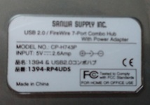SANWA・サンワ　1394＆USB2.0コンボハブ_画像6