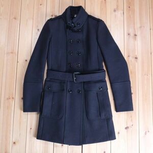 お買い得◆BURBERRY LONDON◆バーバリーロンドン◆レディース　女性用　ナポレオンコート　[UK4/USA2/ITA36] ネイビー br07016439