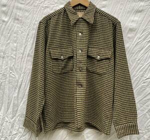 50s VINTAGE ヴィンテージ ビンテージ Weber and Heilbroner WOOL SHIRT ウール チェック シャツ