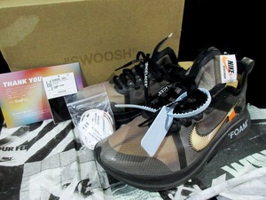 ナイキ × オフホワイト NIKE OFF WHITE THE 10: ZOOM FLY SP/ザ ズームフライ AJ4588-001 スニーカー 靴 VIRGIL ABLOH ヴァージルアブロー