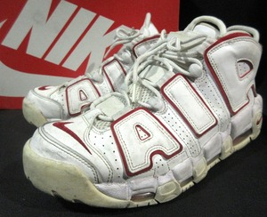 定価19,250円 ナイキ NIKE エア モアアップテンポ ホワイト/バーシティレッド/ホワイト 921948-102 AIR MORE UPTEMPO スニーカー 靴