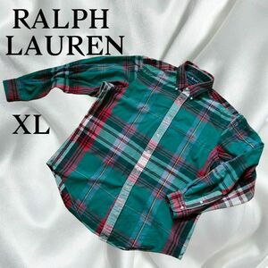 RALPH LAUREN　ラルフローレン　チェックシャツ　XL