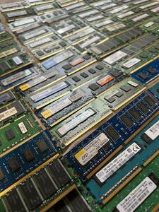 大量！錬金用 金メッキ DDR DDR2 DDR3 メモリ まとめ セット 未検品 ジャンク/現状品 SAMSUNG I・O DATA BUFFALO 102枚