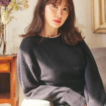 HER LIP TO （ハーリップトゥ）Pearl Necklace Knit Pullover_画像2