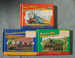 3冊：英語絵本　機関車トーマス　Troublesome Engines　The Three Railway Engines　Henry the Green Engine