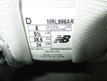 New Balance　 ニューバランス　 MRL 996AR　スニーカー　赤　サイズ　US６　24cm　　　　　　（3F ６_画像10