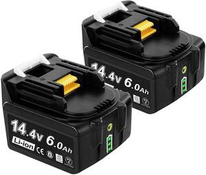 マキタ 14.4v バッテリー 一個のみ BL1460 bl1460b 互換 バッテリー 14.4v 6Ah BL1460B BL1430 BL1440 BL1450 BL1460 対応