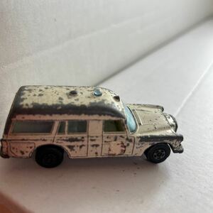 MATCHBOX マッチボックス Superfast 3 MERCEDES BENZ BINZ AMBULANCE メルセデスベンツ 救急車 英国製 当時物【KAMI3-03】ミニカー