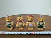 コレクション　昭和　レトロ　アンティーク　人形　飾り　くま　クマ　熊　おもちゃ　4体　まとめて_画像1