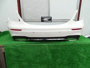 L2101vc ベンツ純正 Eクラス W213 AMG セダン 前期 リアバンパー ディフューザー付 A2138850001 ポーラーホワイト149