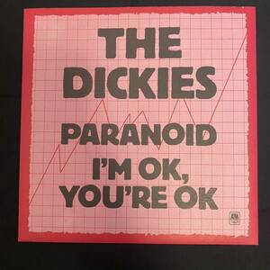 THE DICKIES「PARANOID」「I'M O.K.,YOU'RE O.K.」1978年 パンク EP盤 レコード