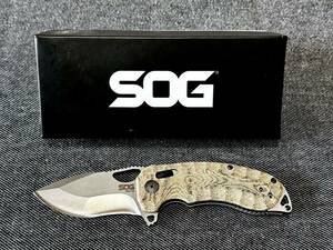 ★1円スタート★ 【美品】ソグ キク XRロック サテン SOG KIKU アウトドア ナイフ 折りたたみ サバイバル