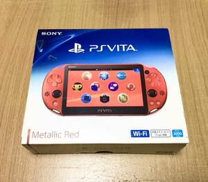 【新品 未使用品】SONY PS Vita PCH-2000ZA26 メタリックレッド Wi-Fiモデル Playstation PSVita 生産終了品 本体 Metallic Red