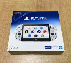 【新品 未使用品】SONY PS Vita PCH-2000ZA25 シルバー Wi-Fiモデル Playstation PSVita 生産終了品 本体 Silver