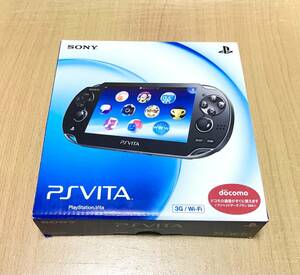 【新品 未使用品】SONY PS Vita PCH-1100AB01 クリスタルブラック 3G/Wi-Fiモデル Playstation PSVita 生産終了品 本体 