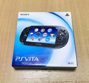 【新品 未使用品】SONY PS Vita PCH-1000ZA01 クリスタルブラック Wi-Fiモデル Playstation PSVita 生産終了品 本体 