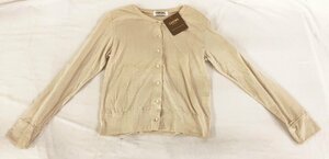  old clothes lady's tag attaching unused goods cantwo can two beige group crew neck long sleeve tops front opening fulvic tongue LA-14 20231109