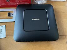 超美品　動作確認済　BUFFALO WSR-2533DHP-CB 無線LANルーター　セットアップカード付　_画像2