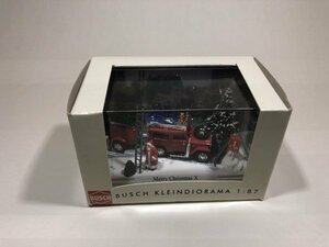 BUSCH Citroen 1/87 BUSCH KLEINDIORAMA Merry Christmas X