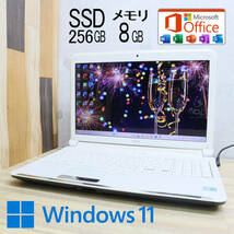 ★中古PC 高性能i5！新品SSD256GB メモリ8GB★A555 Core i5-560M Webカメラ Win11 MS Office2019 Home&Business 中古品 ノートPC★P58066_画像1