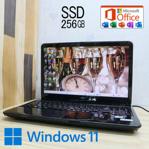 ★中古PC 高性能i5！新品SSD256GB★LaVie LS550C Core i5-460M Win11 Microsoft Office 2019 Home&Business 中古品 ノートPC★P61507