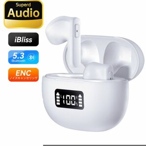 音質効果調整／ワイヤレスイヤホン bluetooth5.3 ENCノイズキャンセリング アプリ