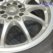 バリ溝 2022 ブリヂストン VRX3 195/65R15 スタッドレスタイヤ レイズ CE28 ECOドライブ 15インチ 5H 100 プリウス カローラスポーツ 002_画像6