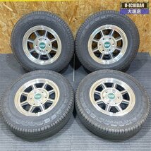 良品 バリ溝 200 ハイエース ハヤシストリート 15インチ 6J +32 6H 139.7 ミシュラン アジリス3 195/80R15C 108/106 2021年製 002_画像1