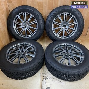 スタッドレスセット 225/65R17 2020年製 ブリヂストン ブリザック DM-V3 & バルミナ 17インチ 7.0J +38 5H 114.3 4本セット ハリアー 004