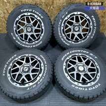 ロデオドライブ 7M MONO 16インチ×6.0+42 4H 100 トーヨー オープンカントリー RT 215/65R16 4本 ロッキー ライズに ホワイトレター ◎002_画像1