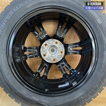 スタッドレスセット 215/55R16 2018年製 ダンロップ WM01 & STICH 16インチ 6.5J +38 5H 114.3 4本セット 17系 クラウン など 004_画像5