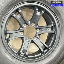 FJクルーザー 等 キーラーフォース 7.5-17+25 6H139.7 2021年製 ダンロップ SJ8 265/70R17 17インチ スタッドレス 4本セット 009_画像3