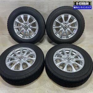 フリード 4穴車 等 ジョーカー 5.5-14+50 4H100 トーヨー ガリット G5 185/70R14 14インチ スタッドレス 4本セット 009k