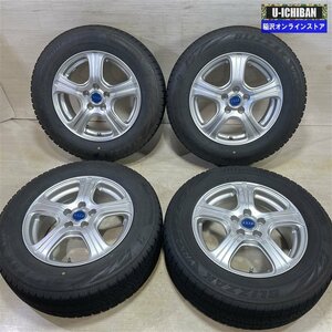 プリウス 等 FEID 6-15+45 5H100 ブリヂストン VRX2 195/65R15 15インチ スタッドレス 4本セット 009k